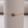1pc Pulsera De Tobillo De Cadena Delgada Con Forma De Ojo
