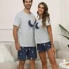 Conjunto de pijama  de elefante para mujer