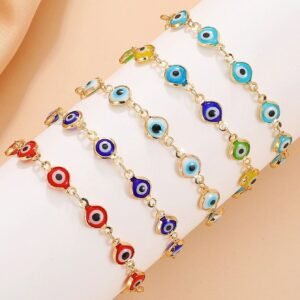 Pulseras con ojo turco de colores