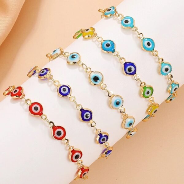 Pulseras con ojo turco de colores