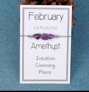 Pulsera con la piedra de nacimiento Mayo