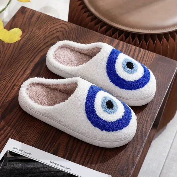 Pantuflas para mujer con diseno de ojo turco