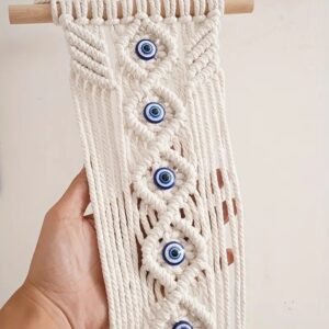 4010_0-1.jpg 1pc Hecho A Mano Macrame Colgante De Pared Tapiz Decoración