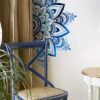4054-1.jpg Sticker para pared con mandala color azul